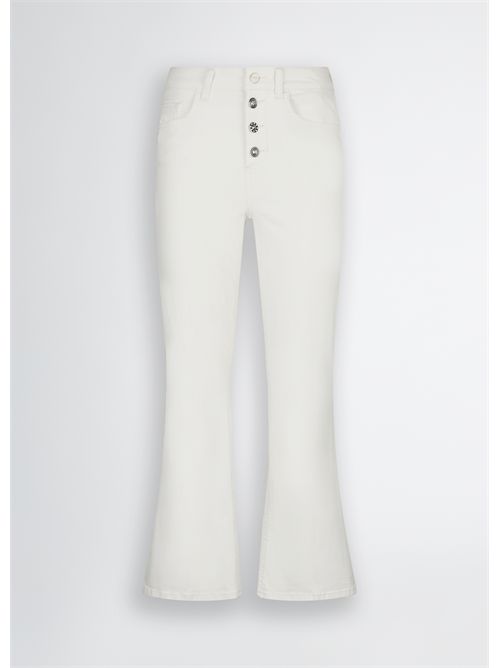 pants woman white LIU JO | UA5040T2594/10701